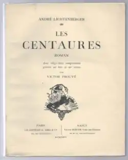 Image illustrative de l’article Les Centaures (roman)