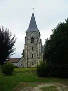 Vue du clocher de  l'église.