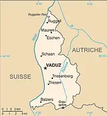 Description de l'image Liechtenstein-map-fr.JPG.