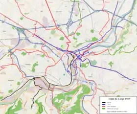 Image illustrative de l’article Tramways unifiés de Liège et extensions