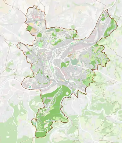 Géolocalisation sur la carte : Liège/Belgique