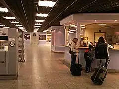 La gare de Liège-Saint-Lambert, dont les installations se trouvent sous les voies.