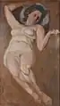 Liegender Frauenakt, (Ilse Weichert) großformatiges Ölgemälde, um 1920
