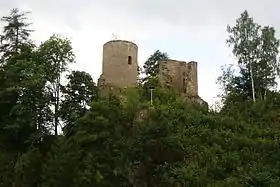 Ruines du château de Lauterstein.