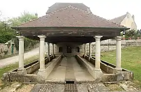 Détail du lavoir.