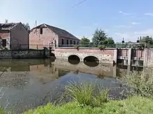 Le pont et le moulin à Liessies.