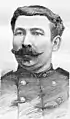 Le lieutenant Goeury de la Légion étrangère, qui fut blessé le 19 novembre 1884 à Yu Oc.