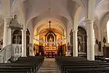 Intérieur de l'église.