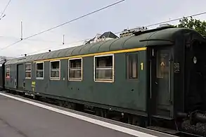 Voiture modernisée issue d'un ancien réseau privé.