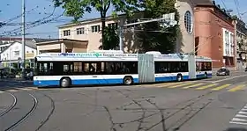 Trolleybus bi-articulé de Zurich