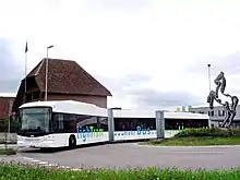 Un Hess lighTram 25 Hybride a été testé sur la ligne 4 en 2009 (ici à l'usine Hess).