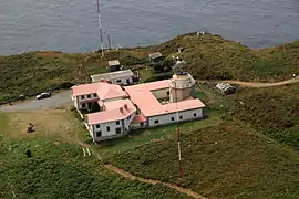 Phare d'Estaca de Bares vu d'avion