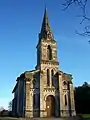 La façade occidentale de l'église Saint-Vincent (fév. 2010)