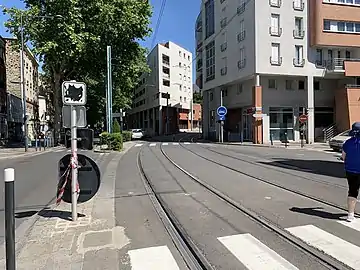 La ligne 1 du tramway.