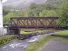 La ligne à Etsaut.