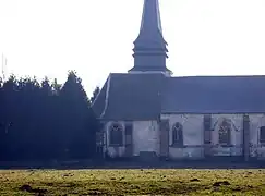 Arrière de l'église