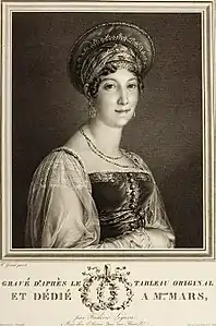 Mademoiselle Mars, d'après François Gérard.