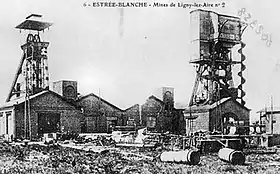 La fosse no 2 - 2 bis vers 1904.