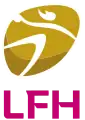 Logo du championnat de 2016 à 2019. Egalement logo actuel de la LFH.