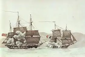 illustration de HMS Peterel (1794)