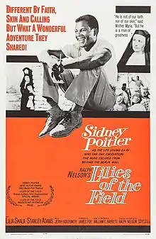 Description de l'image Lilies of the Field (1963 film poster).jpg.