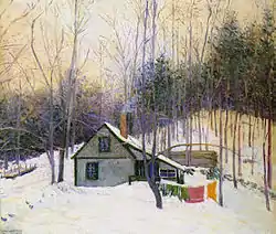 A Snowy Monday (The Cooperage, Hancock, New Hampshire), 1926