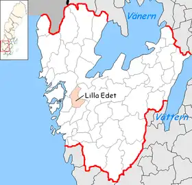 Localisation de Lilla Edet