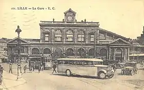 Place de la gare vers 1930