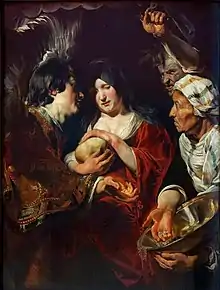 La Tentation de sainte Madeleine, vers 1620, Jacob Jordaens.