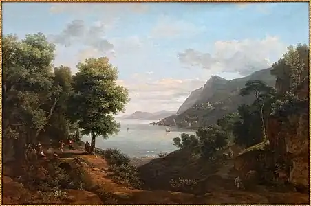 Paysage, vers 1835, Jean-Victor Bertin.