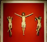 Crucifixion (vers 1500), anciens Pays-Bas.