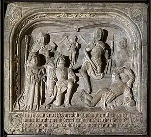 Épitaphe de Guillaume Du Fay (vers 1474), Alart Génois de Tournay.