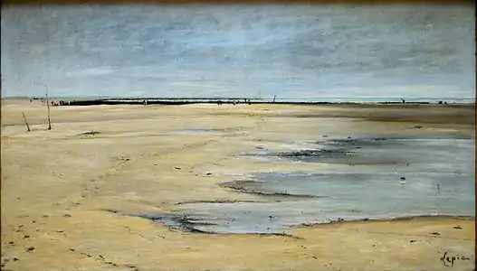 La Plage de Berck (1876), Lille, palais des beaux-arts.