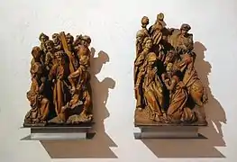Portement de croix et Pâmoison de la vierge (vers 1470), Bruxelles ?