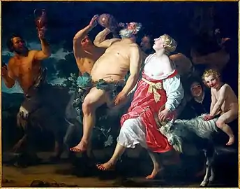 Gerrit van Honthorst, Le Triomphe de Silène (vers 1623–1630), palais des beaux-arts de Lille.