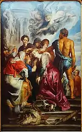 Le Martyre de sainte Catherine, vers 1615, Pierre Paul Rubens.