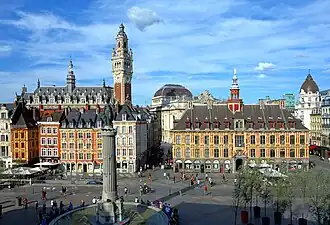 Centre-ville de Lille.