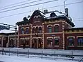 La gare vue des quais (Noël 2007)