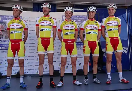 L'équipe lors du Grand Prix de Lillers-Souvenir Bruno Comini 2014.