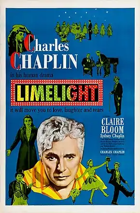 Description de l'image Limelight (1952) - original theatrical poster.jpeg.