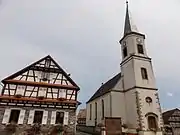 Église Saint-Denis de Limersheim.