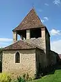 Le chevet de l'église Sainte-Catherine.