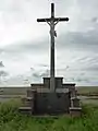 Croix de chemin entre Herbelles et Inghem, mémorial de guerre .