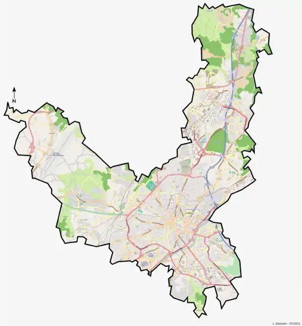 Voir sur la carte administrative de Limoges