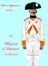 régiment de Limousin de 1776 à 1779