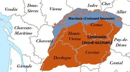 Image illustrative de l’article Limousin (dialecte)