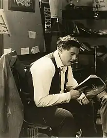 Description de l'image Lincoln Steadman, silent film actor (SAYRE 9155).jpg.
