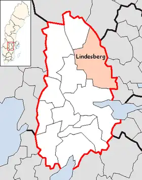 Localisation de Lindesberg