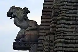 Une sculpture du Sikhara