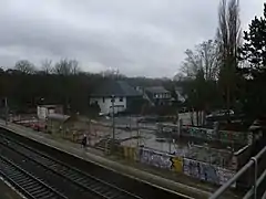 Bâtiment en cours de démolition (2013).